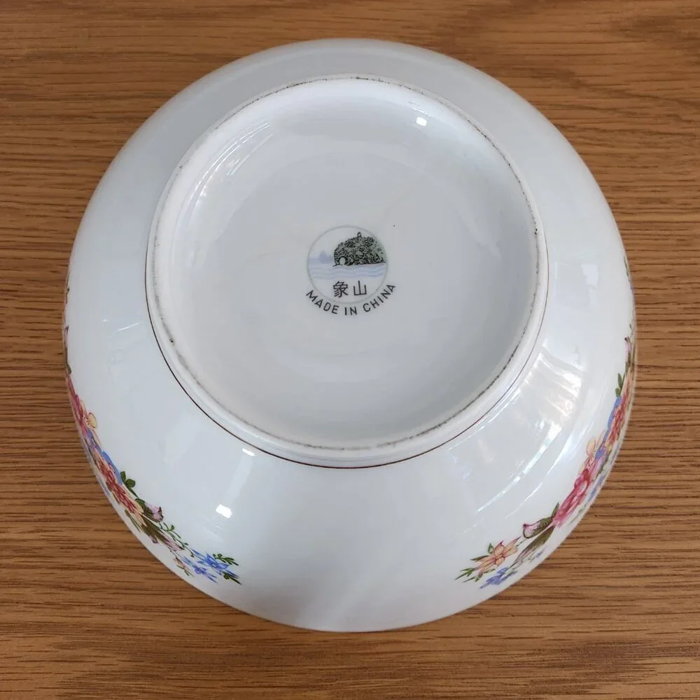 Vintage Xiang Shan Floral Bouquet Cottage Core China Porcelain 8